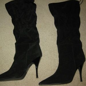 Leather/Suede Colin Stuart Knee High Boots